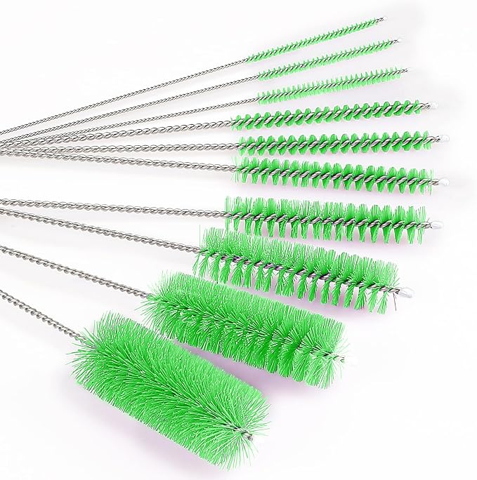 CiaraQ Bottle Cleaning Brushes, 8 Inch Nylon Tube Brush Set, Cleaner - Image 6