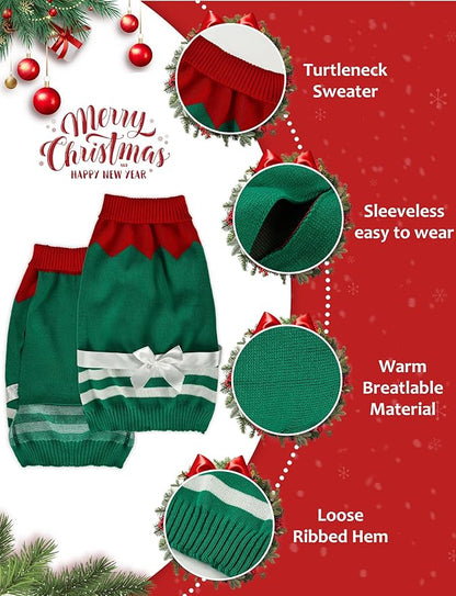 Dog Christmas Sweater, Soft Warm Pet Clothes Coat - Image 3