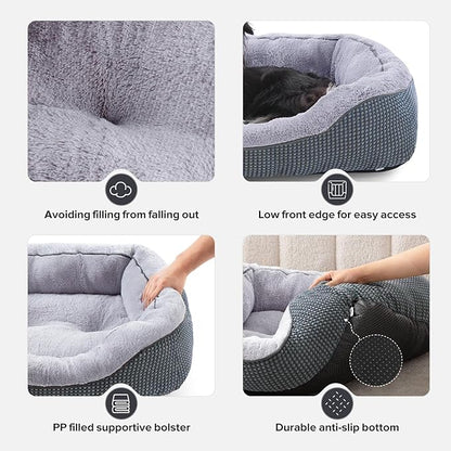 INVENHO Dog Bed Medium Size, Orthopedic Warming Soft Calming Sleeping Durable - Image 7
