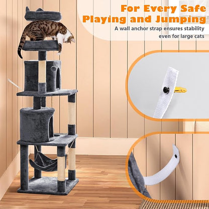 Yaheetech 70.5in Cat Tower - Image 8