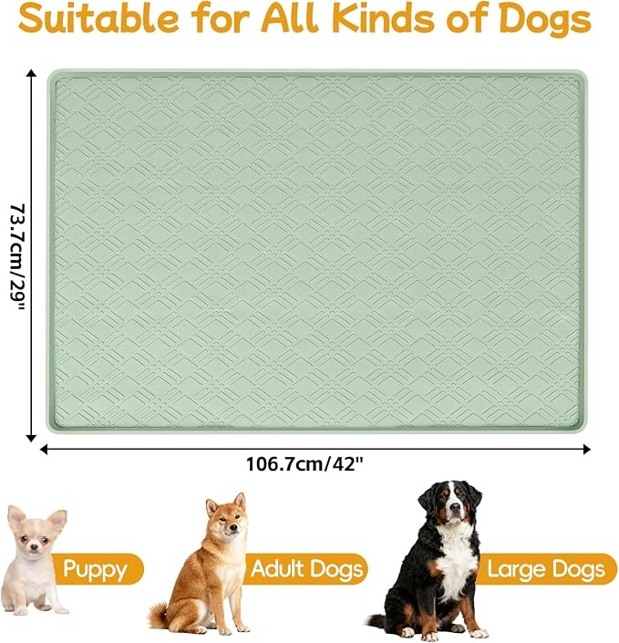 Lanstics Dog Food Mat, Floor Protection - Image 2