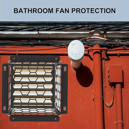 Universal Dryer & Exhaust Vent Bird Guard Heavy Duty Steel Animal Proof Cover - Image 6
