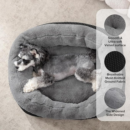 INVENHO Dog Bed Medium Size, Orthopedic Warming Soft Calming Sleeping Durable - Image 2