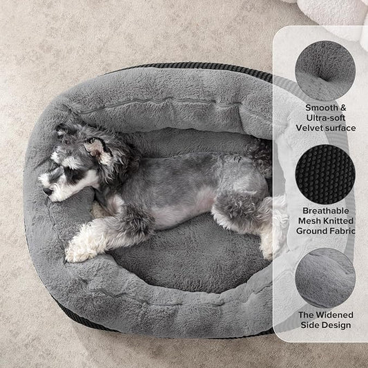 INVENHO Small Dog Bed Orthopedic Warming Soft Calming Sleeping Durable - Image 2
