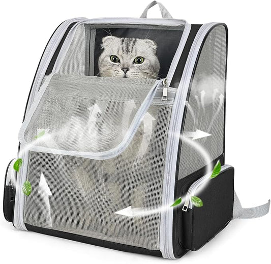 Cat Backpack Carrier Large Pet Backpack by ZEJOROSE