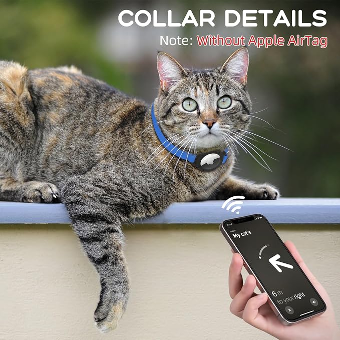 AirTag Cat Collars, Stretchy Collar - Image 6