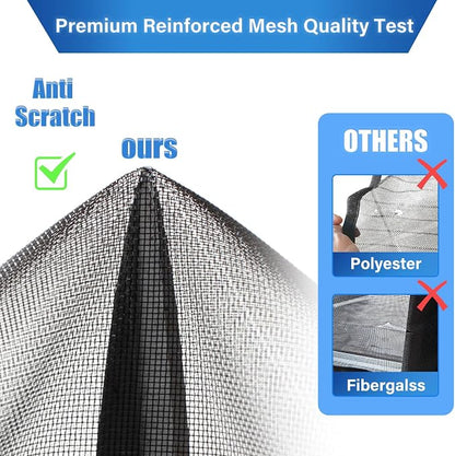 Magnetic Screen Door Upgraded PET Mesh Stronger Than Fiberglass and Polyester - Image 4