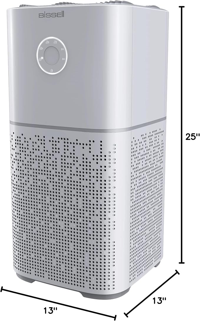 BISSELL Air180 Air Purifier For Home, HEPA Filter, Filters Smoke, Pet Dander - Image 7
