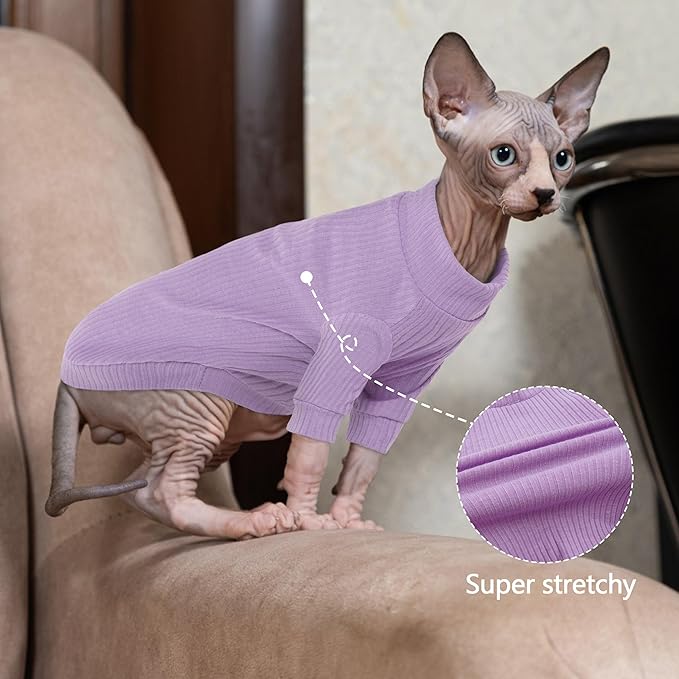 PUMYPOREITY Stretchy Cat Shirt, Sweater - Image 3