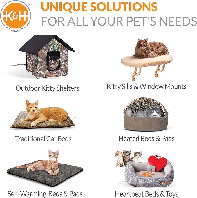 K&H Pet Products EZ Mount Cat Window Perch Penthouse 2-level Tree, Sturdy - Image 8