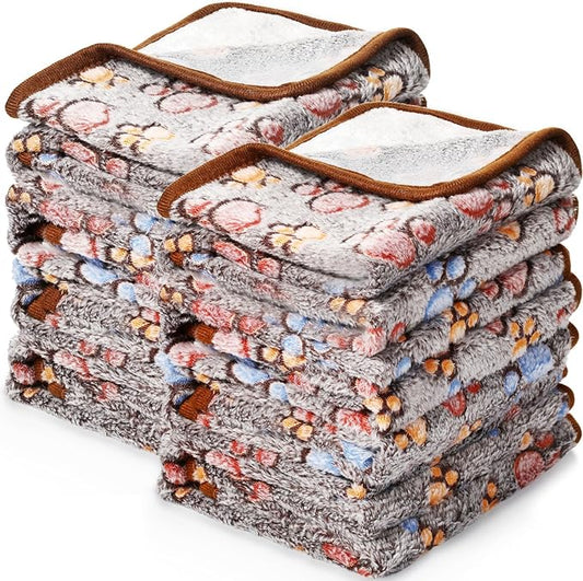 Tegeme 8 Pcs Fleece Dog Blankets by Tegeme