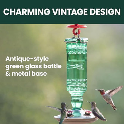 Perky-Pet Glass Bottle Hummingbird Feeder - Image 4