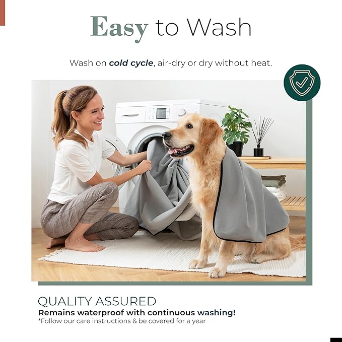 Waterproof Blanket for Bed or Couch – Soft and Leakproof Waterproof Throw - Image 5