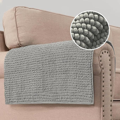 H.VERSAILTEX Plush Chenille Couch Armrest Cover 2 Packs Thick and Soft Sofa - Image 8