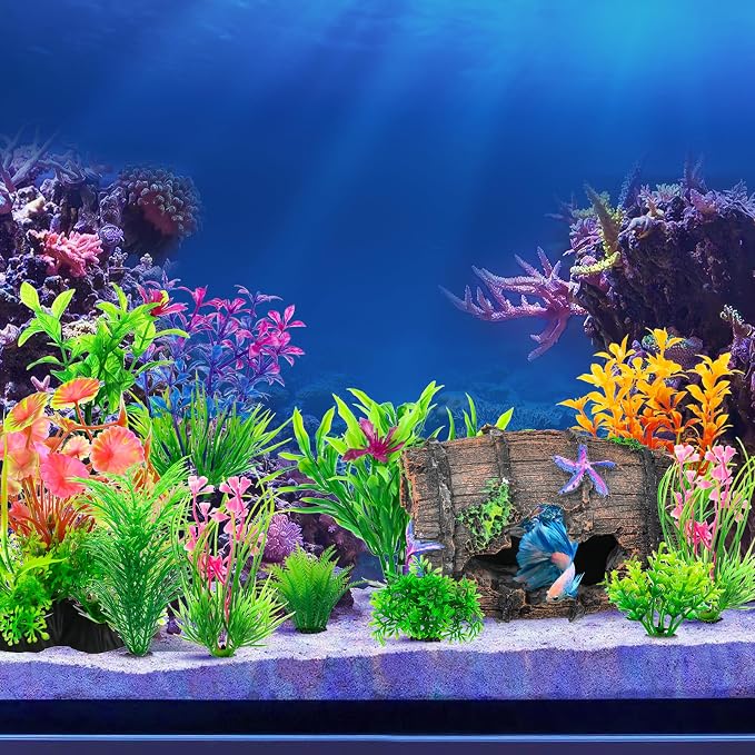 CousDUoBe Fish Broken Barrel Decor Fish Tank Decorations Betta Fish Tank - Image 5