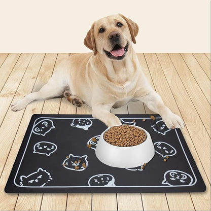 YCT Pet Cat Dog Food Mat, Non-Slip Super Absorbent, 18.1 x 11.8 inches - Image 8
