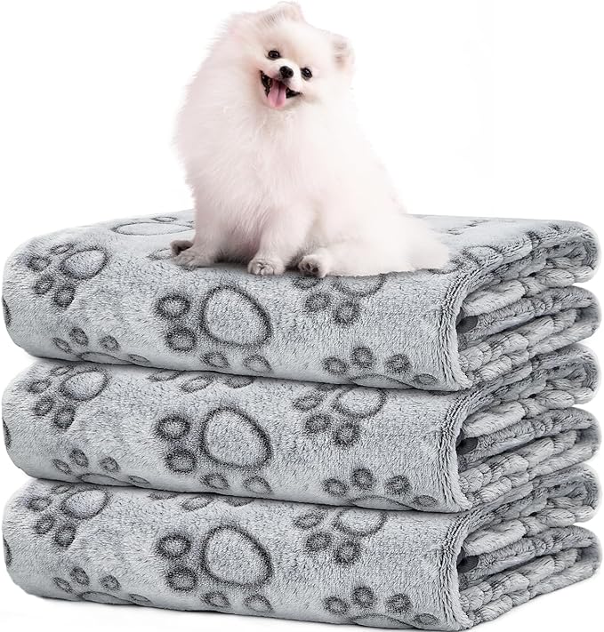 LOKOZ Small Dog Blanket for Medium Large Dogs Fleece Puppy Blanket Washable Dog by LOKOZ