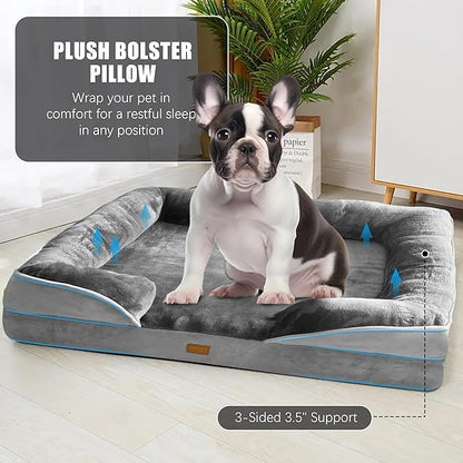 Orthopedic Dog Bed with Sides - Image 4