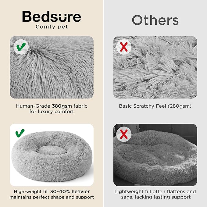 Bedsure Calming Dog Bed for Large Dogs - Image 3