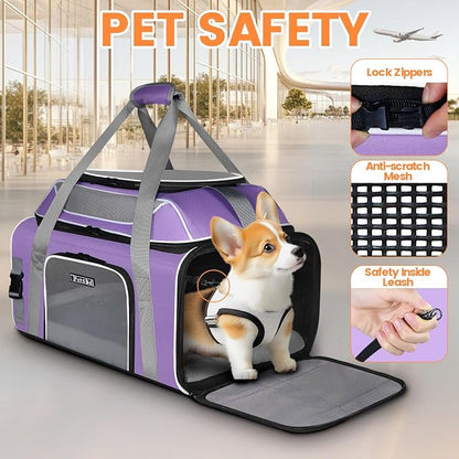 Petskd Top and Side Expandable Pet Carrier 19x13x9 Inches Southwest Allegiant - Image 5