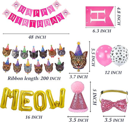 STMK Cat Birthday Party Supplies - Image 4