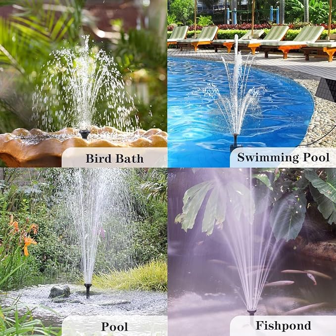 Solar Fountain Pump for Bird Bath, - Image 5