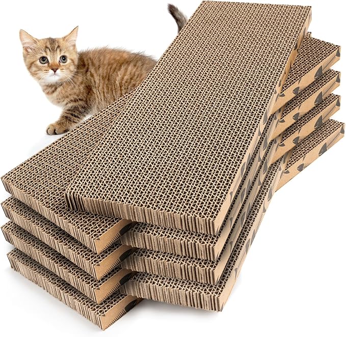 Mini Cat Scratching Board Small Cat Scratcher Cardboard Cat Scratch pad Cat by Unknown