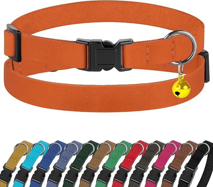 Breakaway Cat Collar Leather by BUDKAS