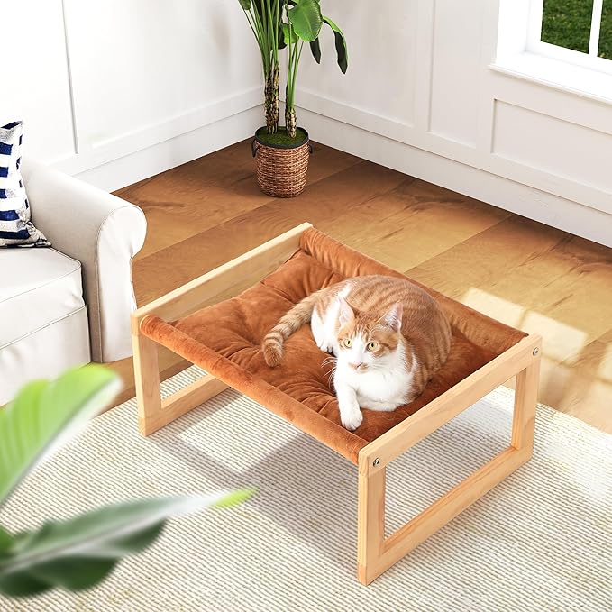FUKUMARU Cat Bed with Removable Cover, Plush Velvet Couch - Image 7
