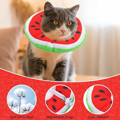 Cat Cone Collar Soft, Adjustable Cat Recovery Collars Kitten Cones to Stop - Image 3
