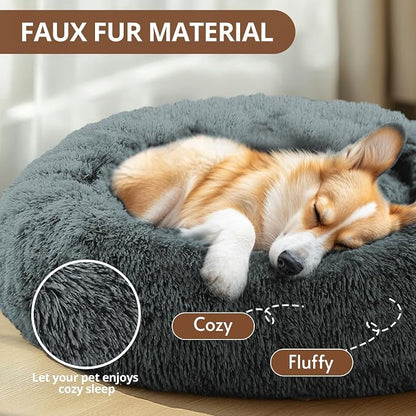 JOLLYVOGUE Calming Dog Bed for Small Dogs - Image 2