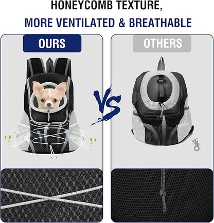 Pawaboo Pet Dog Carrier Backpack, Puppy Dog Travel Front Carrier - Image 3