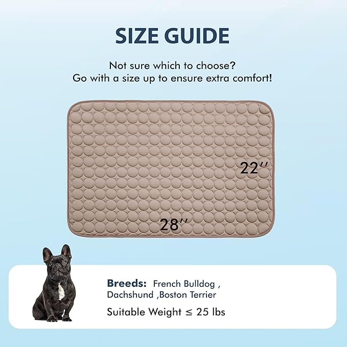 MICROCOSMOS Summer Cooling Mat & Sleeping Pad- Water Absorption Top, EZ Clean - Image 7