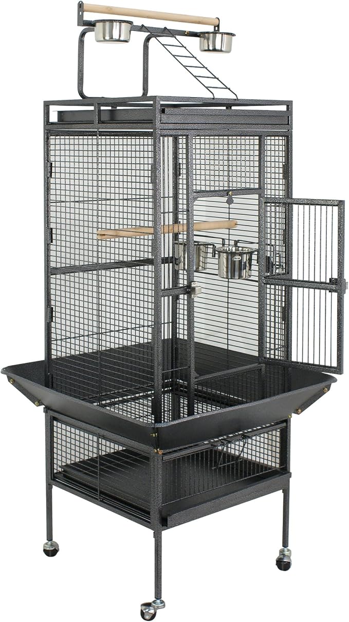 Nova Microdermabrasion 61 Inches Large Bird Cage Play Top Parrot Cockatiel - Image 9