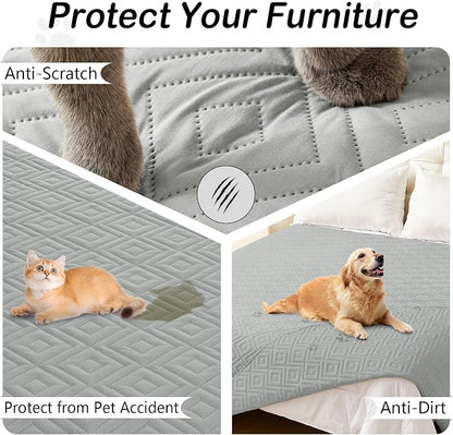 hyha Waterproof Dog Blanket, Soft Dog Bed Cover Pet Blankets, Waterproof Sofa - Image 3