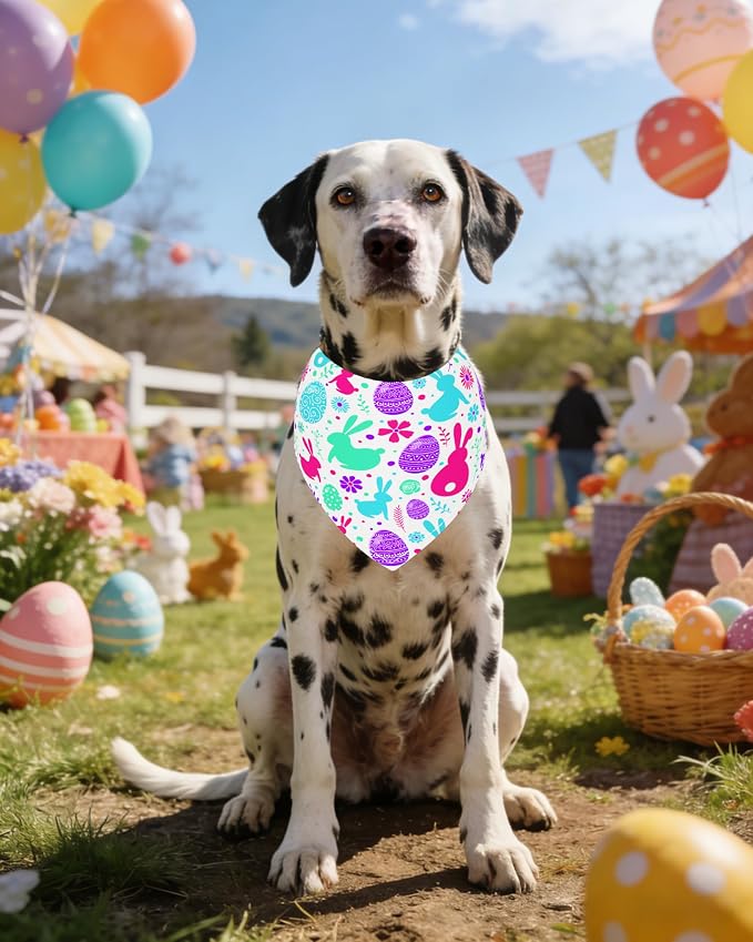 PET SHOW 50 Pack Easter Dog Bandanas Bulk - Image 8