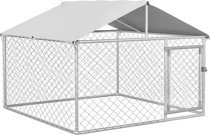PawHut Outdoor Dog Kennel, Heavy Duty Dog Run Outdoor Fence by PawHut