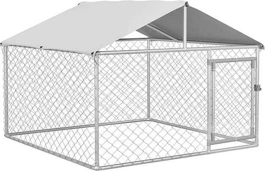 PawHut Outdoor Dog Kennel, Heavy Duty Dog Run Outdoor Fence by PawHut