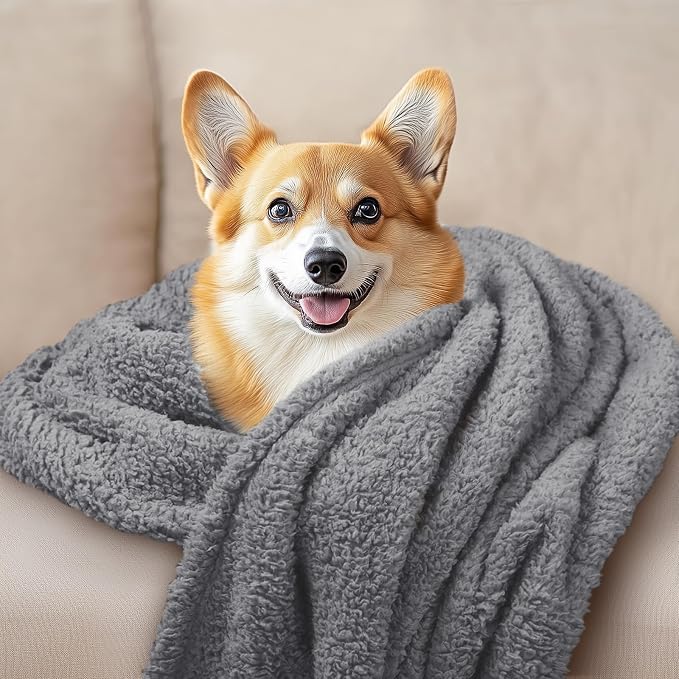Luciphia 1 Pack 3 Calming Dog Blanket Fluffy Premium Fleece Pet Blankets Soft - Image 6