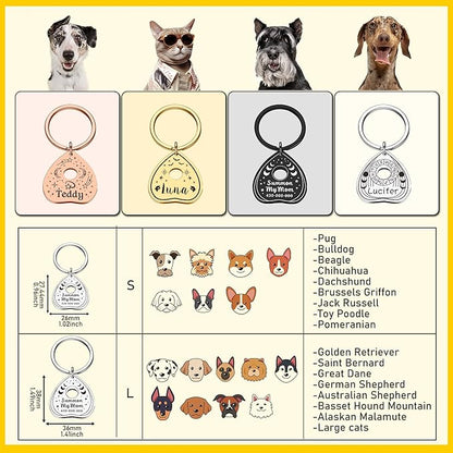 Cat Collar Tags Personalized - Image 3