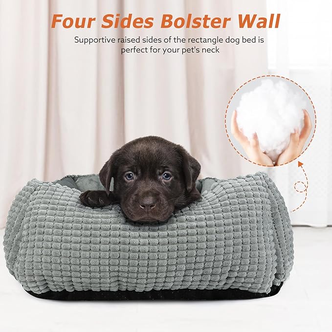 MIXJOY Rectangle Washable Orthopedic Dog Bed - Image 5