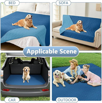 hyha Waterproof Dog Blanket, Soft Pet Bed Blankets, Waterproof Sofa Couch Cover - Image 6