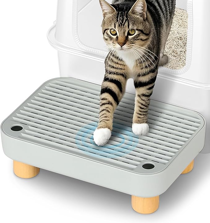Litter Box Step, Litter Box Ramp/Catcher by Aothey