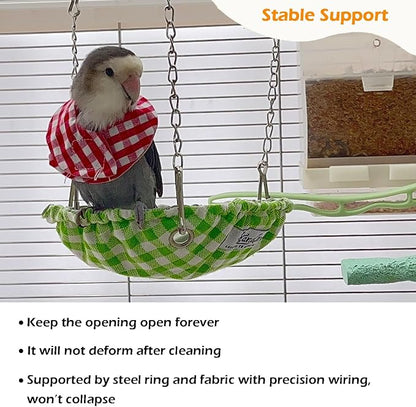 Waterproof Bird Bed for Cage, Hanging Bird Hammock Swing, Parakeet Bed Nest - Image 3