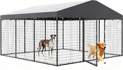 Gotland Dog Kennel Outdoor 10 x10 x6 FT, Dog Cage Outdoor - Image 2