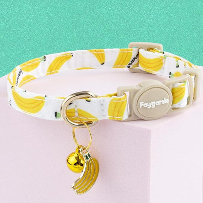 Faygarsle 2 Pack Blueberry Banana Pattern Cat Collars Breakaway Safety Collar - Image 4