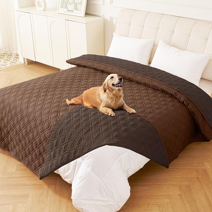 hyha Waterproof Dog Bed Blanket, Soft Pet Blankets, Waterproof Couch Cover by hyha