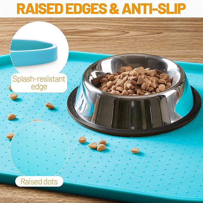 Hubulk 100% Waterproof Silicone Pet Feeding Mat - Image 3