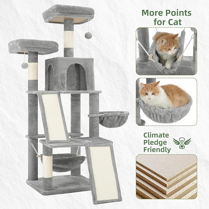 Multi-Level Cat Tree for Indoor Cats, Cat Tower - Image 5