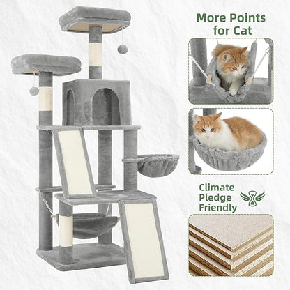 Multi-Level Cat Tree for Indoor Cats, Cat Tower - Image 5